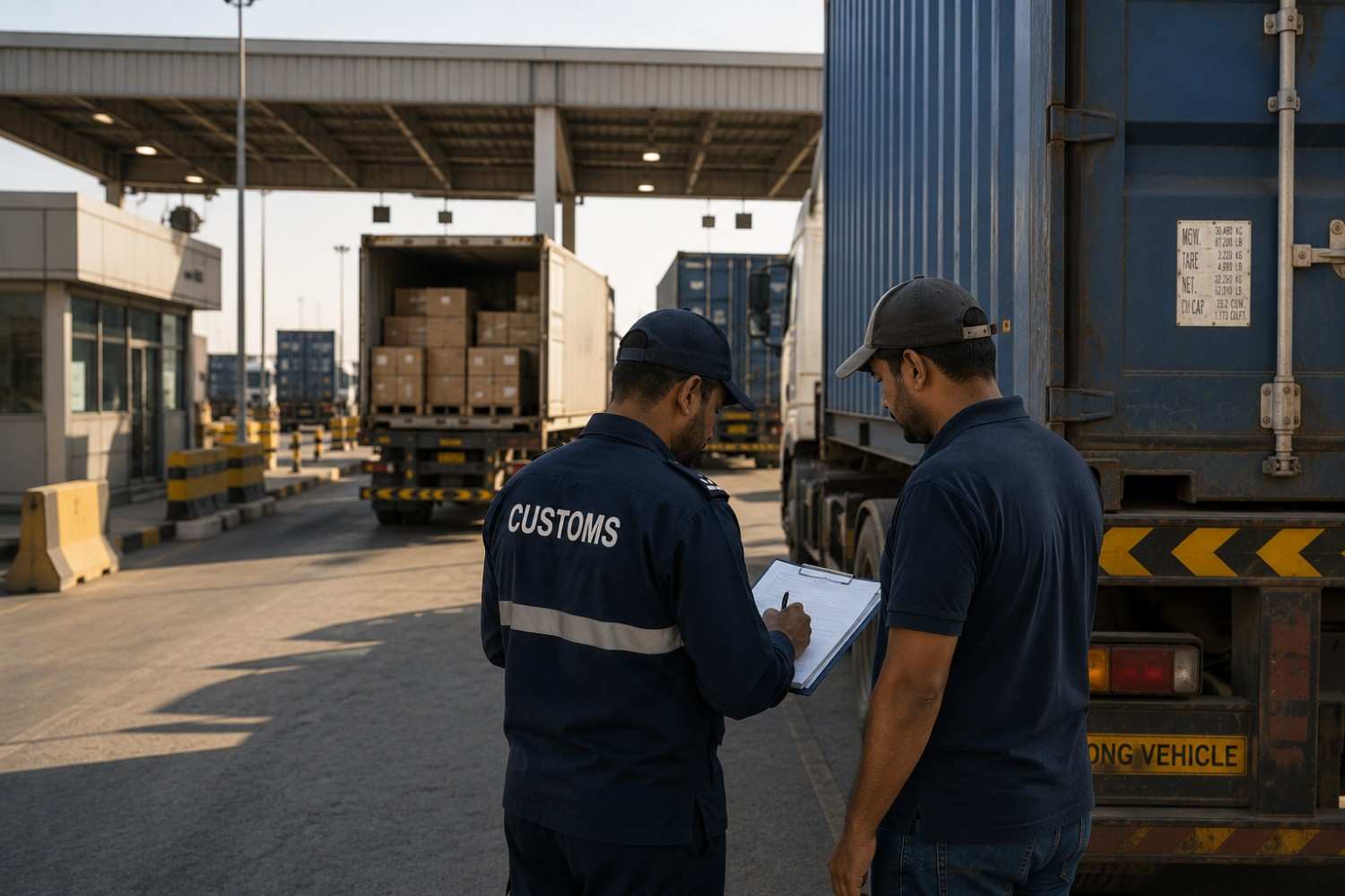 Professional customs clearance service in Dubai for smooth cargo movement.